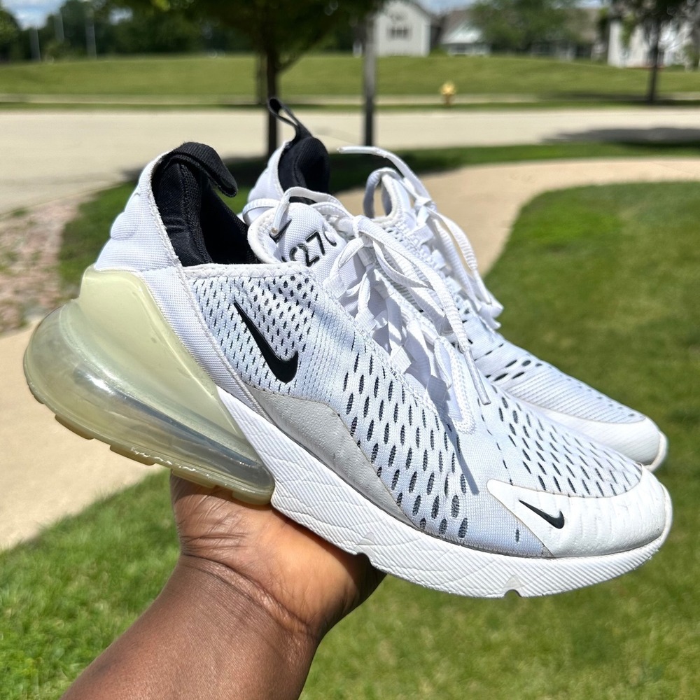 Nike Air Max 270 Women's Athletic Shoes Size 9 White - Picture 7 of 10